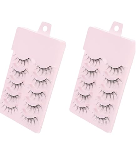 Amazon | 自然つけまつげナチュラルアイラッシュ高級繊維柔らかい目尻